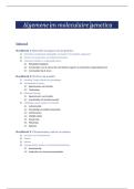 Samenvatting Algemene en Moleculaire genetica