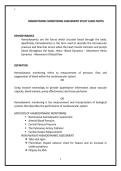 HEMODYNAMIC MONITORING ASSESSMENT STUDY GUIDE NOTES  