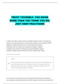 PROSTATE CANCER MED&lowbar;SURG &lpar;EXAM -2&rpar; QUESTIONS WITH CORRECT ANSWERS