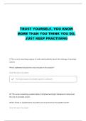 MED- SURG PROSTATE CANCER QUESTIONS WITH CORRECT ANSWERS