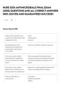 NURS 5334 ANTIMICROBIALS FINAL EXAM &lpar;2026&rpar; QUESTIONS AND ALL CORRECT ANSWERS 100&percnt; SOLVED AND GUARANTEED SUCCESS&excl;&excl;