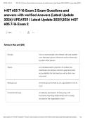 MGT 605 7-16 Exam 2 Exam Questions and answers with verified Answers &lpar;Latest Update 2026&rpar; UPDATE&excl;&excl; &vert; Latest Update 20252026 MGT 605 7-16 Exam 2