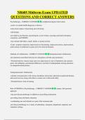 NR605 Midterm Exam UPDATED  QUESTIONS AND CORRECT ANSWERS