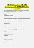 NR606 Midterm Exam UPDATED  ACTUAL QUESTIONS AND CORRECT  ANSWERS