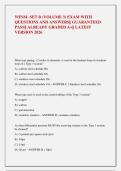 WFSM- SET B &lpar;VOLUME 3&rpar; EXAM WITH  QUESTIONS AND ANSWERS&vert;&vert; GUARANTEED  PASS&vert;&vert; ALREADY GRADED A&plus;&vert;&vert; LATEST  VERSION 2026
