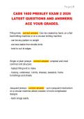 CADS 1600 PRESLEY EXAM 2 2026  LATEST QUESTIONS AND ANSWERS&vert;  ACE YOUR GRADES&period; 