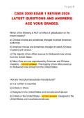 CADS 2000 EXAM 1 REVIEW 2026  LATEST QUESTIONS AND ANSWERS&vert;  ACE YOUR GRADES&period; 