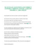 NR 325 EXAM 2 QUESTIONS AND CORRECT ANSWERS &lpar;VERIFIED ANSWER&rpar; &vert; ALREADY GRADED A&plus; &vert; 2026 UPDATE