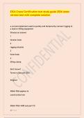 EICA Crane Certification test study guide 2026 latest version test with complete solution&period;