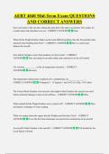 AERT 4040 Mid-Term Exam QUESTIONS  AND CORRECT ANSWERS