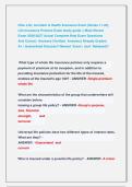 Ohio Life&comma; Accident & Health Insurance Exam &lpar;Series 11-35&rpar;&comma;  Life Insurance Policies Exam study guide &vert;&vert; Most Recent  Exam 2026-2027 Actual Complete Real Exam Questions   And Correct  Answers &lpar;Verified  Answers&rpar; Already Graded   A&plus; &vert; Guaranteed Success&excl;&excl; 