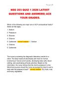 NSG 203 QUIZ 1 2026 LATEST  QUESTIONS AND ANSWERS&vert; ACE  YOUR GRADES&period; 