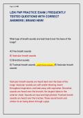 LEIK FNP PRACTICE EXAM &vert; FREQUENTLY  TESTED QUESTIONS WITH CORRECT  ANSWERS &vert; BRAND NEW&excl;