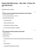 Florida Child Welfare Exam &ndash; 2025&ndash;2026 &ndash; Practice Test and Study Review