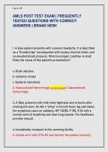 AMLS POST TEST EXAM &vert; FREQUENTLY  TESTED QUESTIONS WITH CORRECT  ANSWERS &vert; BRAND NEW&excl;