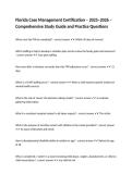 Florida Case Management Certification &ndash; 2025&ndash;2026 &ndash; Comprehensive Study Guide and Practice Questions