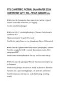 PTS CANFITPRO ACTUAL EXAM PAPER 2026 QUESTIONS WITH SOLUTIONS GRADED A&plus;