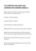 PTS CANFITPRO EXAM SCRIPT 2026 QUESTIONS WITH ANSWERS GRADED A&plus;