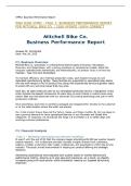 WGU D361 VMM2 - TASK 1&colon; BUSINESS PERFORMANCE REPORT FOR MITCHELL BIKE CO&period; &vert; 2026 UPDATE &vert;100&percnt; CORRECT