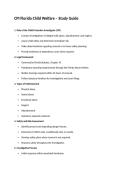 CPI Florida Child Welfare &ndash; Study Guide