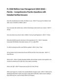 FL Child Welfare Case Management &lpar;2025-2026&rpar; &ndash; Florida &ndash; Comprehensive Practice Questions with Detailed Verified Answers
