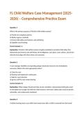 FL Child Welfare Case Management &lpar;2025-2026&rpar; &ndash; Comprehensive Practice Exam