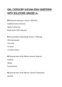 QAL CATEGORY M EXAM 2026 QUESTIONS WITH SOLUTIONS GRADED A&plus;