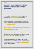 ERAILSAFE EXAM &vert; FREQUENTLY TESTED  QUESTIONS WITH CORRECT ANSWERS &vert;  BRAND NEW&excl;