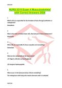 NURS 5315 Exam 4 Musculoskeletal with Correct Answers 2026