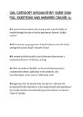 QAL CATEGORY M EXAM STUDY GUIDE 2026 FULL QUESTIONS AND ANSWERS GRADED A&plus;