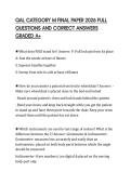QAL CATEGORY M FINAL PAPER 2026 FULL QUESTIONS AND CORRECT ANSWERS GRADED A&plus;