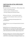 QASP EXAM 2026 ACTUAL PAPER SOLVED RESPONSES A&plus;