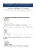 ANESTHESIOLOGY FINAL EXAM PREP VERIFIED ANSWERS AND QUESTIONS -MOST RECENT EDITION 2026&sol;2027