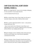 QASP EXAM 2026 FINAL SCRIPT REVIEW MATERIAL PASSED A&plus;