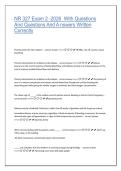 NR 327 Exam 2 2026 &ndash; NCLEX-Style Practice Questions with Accurate Answers and Detailed Rationales