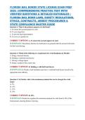 FLORIDA BAIL BONDS LICENSE EXAM 2026 &vert; ETHICS&comma; COMPLIANCE & CONTRACTS MASTER REVIEW