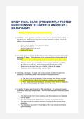 NR327 FINAL EXAM &vert; FREQUENTLY TESTED  QUESTIONS WITH CORRECT ANSWERS &vert;  BRAND NEW&excl; 