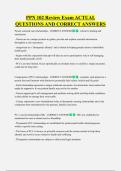 PPN 102 Review Exam ACTUAL  QUESTIONS AND CORRECT ANSWERS
