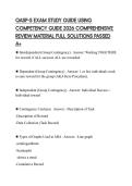 QASP-S EXAM STUDY GUIDE USING COMPETENCY GUIDE 2026 COMPREHENSIVE REVIEW MATERIAL FULL SOLUTIONS PASSED A&plus;