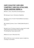 QASP-S EXAM STUDY GUIDE USING COMPETENCY GUIDE 2026 ACTUAL PAPER SOLVED QUESTIONS VERIFIED A&plus;