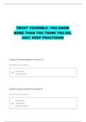 BI 122 EXAM 2 QUESTIONS WITH CORRECT ANSWERS