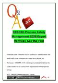 NEBOSH Process Safety Management 2026 &lpar;NEBOSH PSM&rpar; &ndash; 200&plus; Questions on HAZOP&comma; SIL&comma; Asset Integrity&comma; COMAH and Emergency Planning