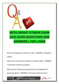 NETA Group Fitness Certification Exam 2026 &lpar;NETA-GFI&rpar; &ndash; 43 Questions on Exercise Physiology&comma; ACSM Guidelines & Cardiorespiratory Training