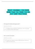 BI 122 EXAM 4 GRCC FORBES QUESTIONS WITH CORRECT ANSWERS