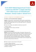 Evolve HESI Medical-Surgical Exam Version 3 Actual Exam 2026&sol;2027 &vert; Complete Questions with Verified Answers & Well-Elaborated Rationales &vert; Already Graded A&plus; &lpar;Brand New&excl;&excl;&rpar;