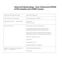 Advanced Pathophysiology - Exam 4 &lpar;Endocrine&rpar; UPDATED  ACTUAL Questions and CORRECT Answers