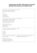 Learning Framework &lpar;EDUC-1300&rpar; Final Exam Study Sheet  UPDATED ACTUAL Questions and CORRECT Answers