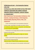 ISTQB Advanced Level &mdash; Test Automation Engineer  &lpar;CTAL-TAE&rpar; Full Mock Exam NEW 2026 UPDATE ACTUAL PREP EXAM  COMPLETE QUESTIONS AND CORRECT DETAILED  ANSWERS &lpar;VERIFIED ANSWERS&rpar; &vert;ALREADY GRADED  A&plus;&vert;&vert;BRAND NEW&excl;&excl;