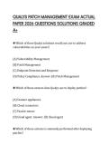 QUALYS PATCH MANAGEMENT EXAM ACTUAL PAPER 2026 QUESTIONS SOLUTIONS GRADED A&plus;