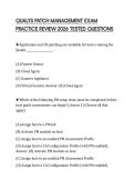 QUALYS PATCH MANAGEMENT EXAM PRACTICE REVIEW 2026 TESTED QUESTIONS